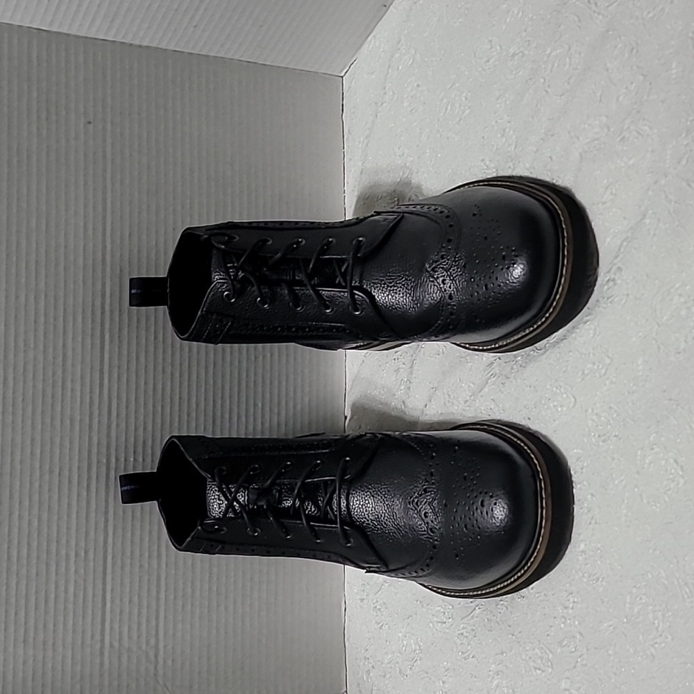 Nunn Bush Men's Memory Foam Boots Black Size 10 - Picture 2 of 8